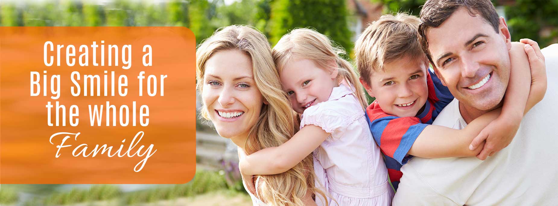 creating a big smile